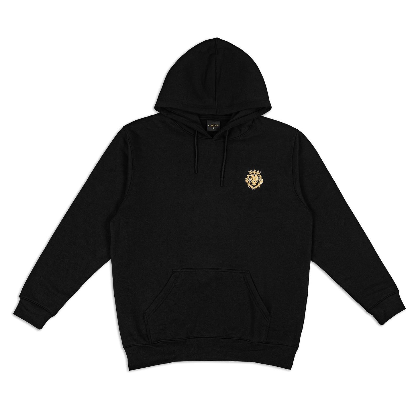 Black Cotton Hoodie