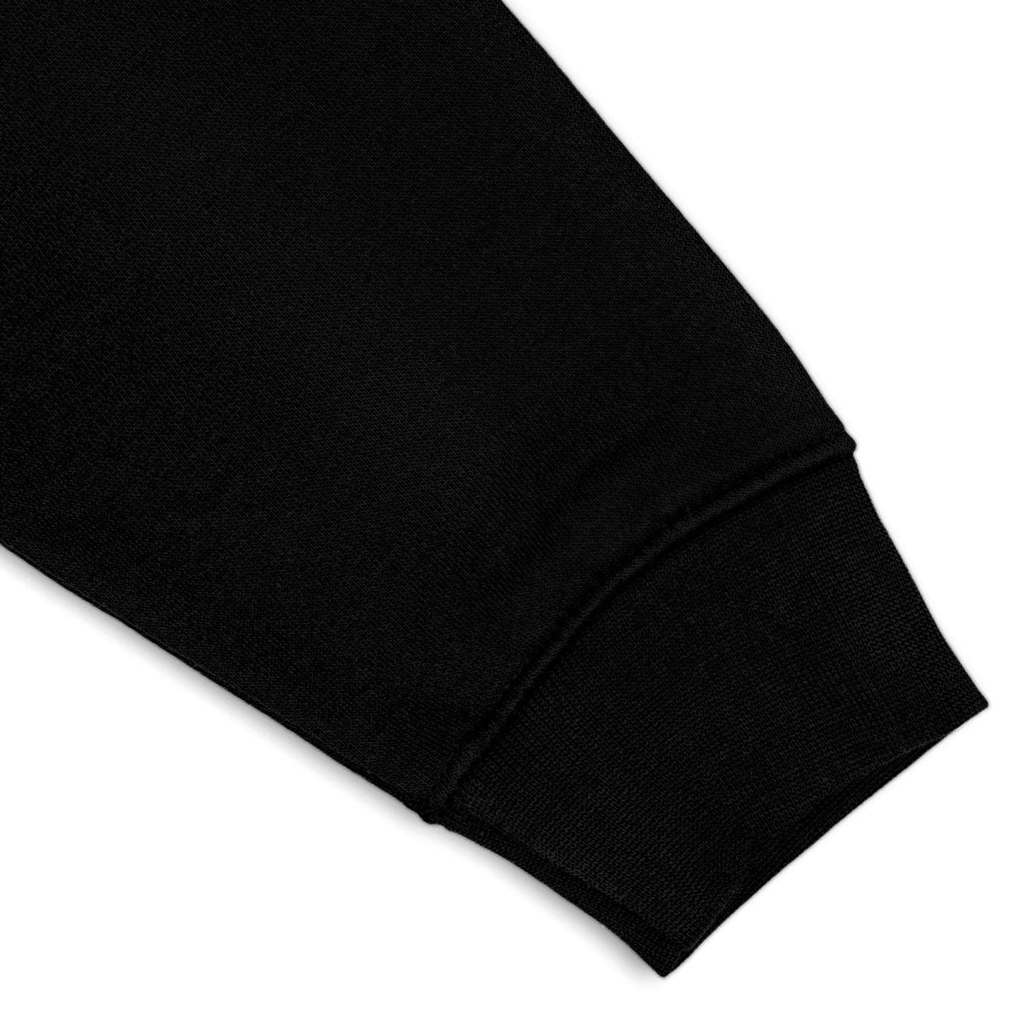 Black Mock Neck Fleece Sweater