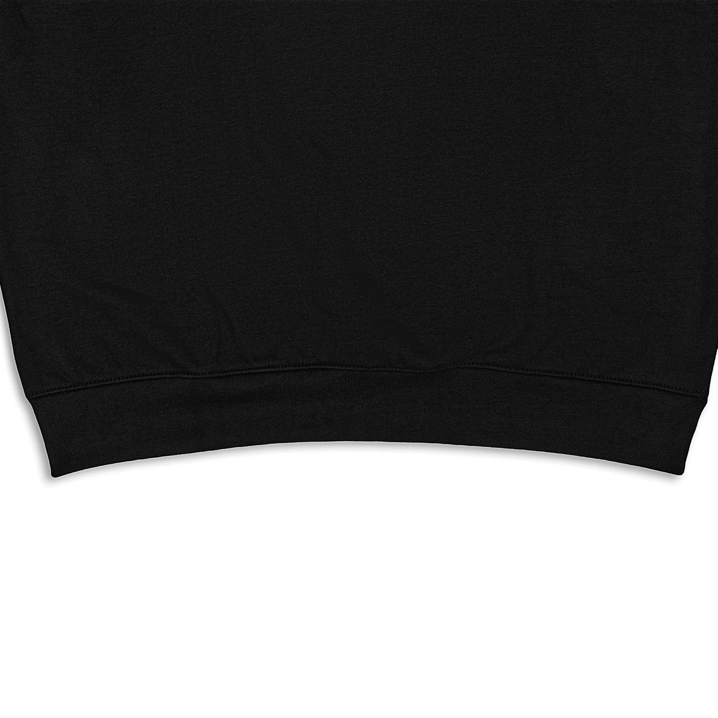 Black Mock Neck Fleece Sweater