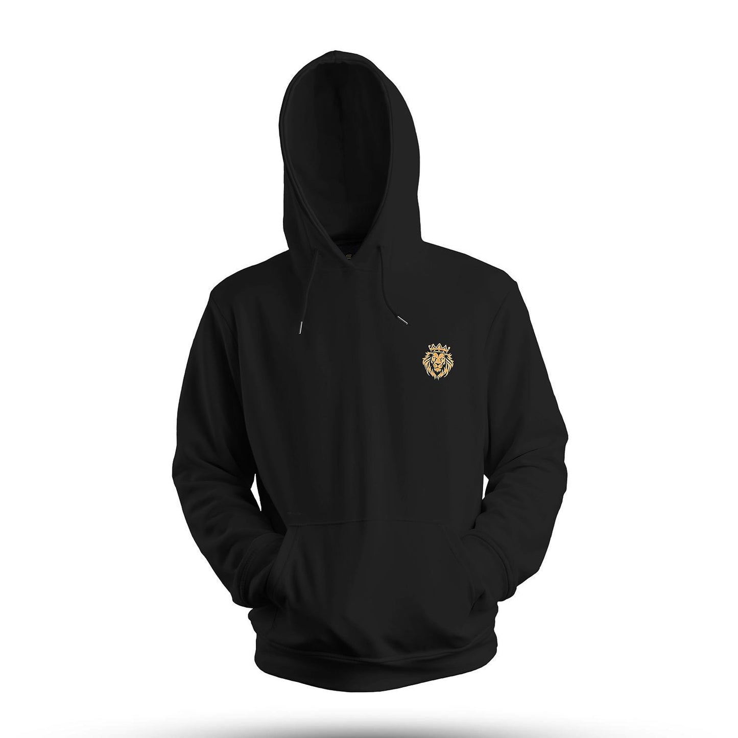 Black Cotton Hoodie
